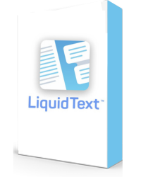 Liquidtext blue